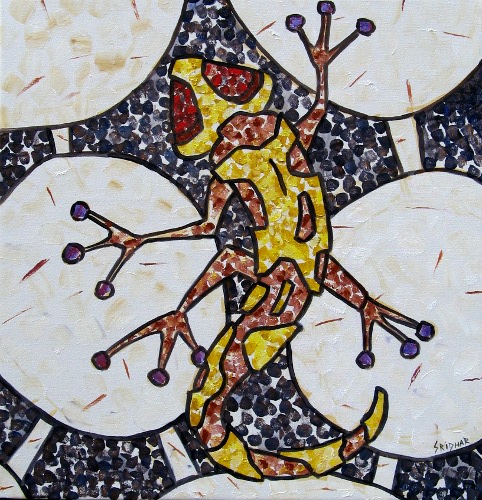 Unique abstract contemporary art - 蜥蜴